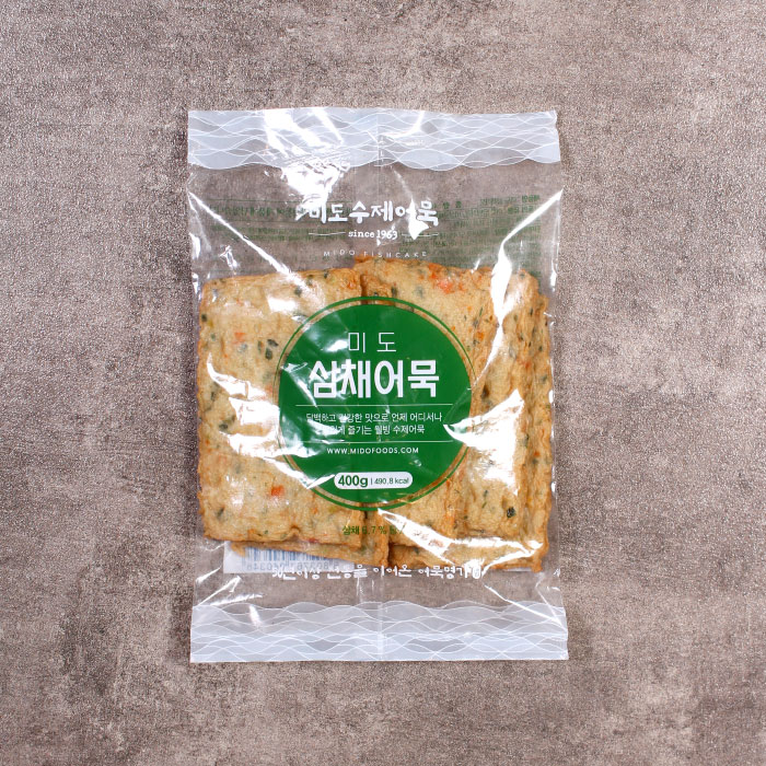 [주문생산] 미도 삼채어묵 400g